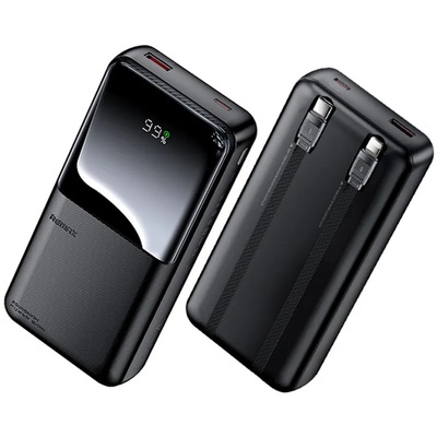 USB POWERBANK REMAX RPP-680 20W+QC 22.5W Power Bank with 2 Fast Ch. Cables 20000mAh