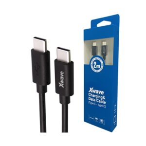 Xwave Kabl Type C na Type C 2m/3A/65W CRNI