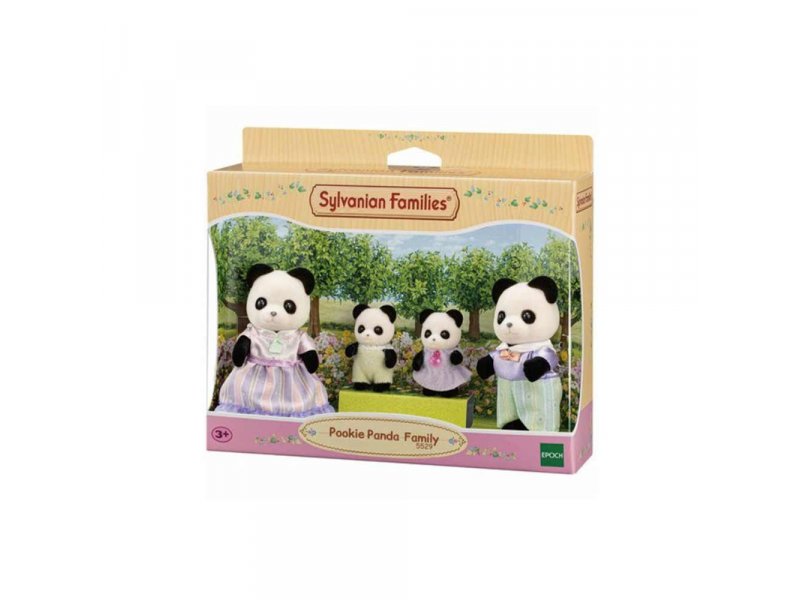 EPOCH SYLVANIAN POOKIE PANDA FAMILY
