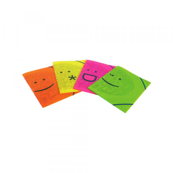 Fascika Fellowes sa dve gumice Shock&Smile miks boja 0213001