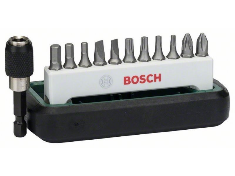 BOSCH 12-delni set bitova odvrtača Standard, mešani (S, PH, PZ, HEX, T) 2608255995