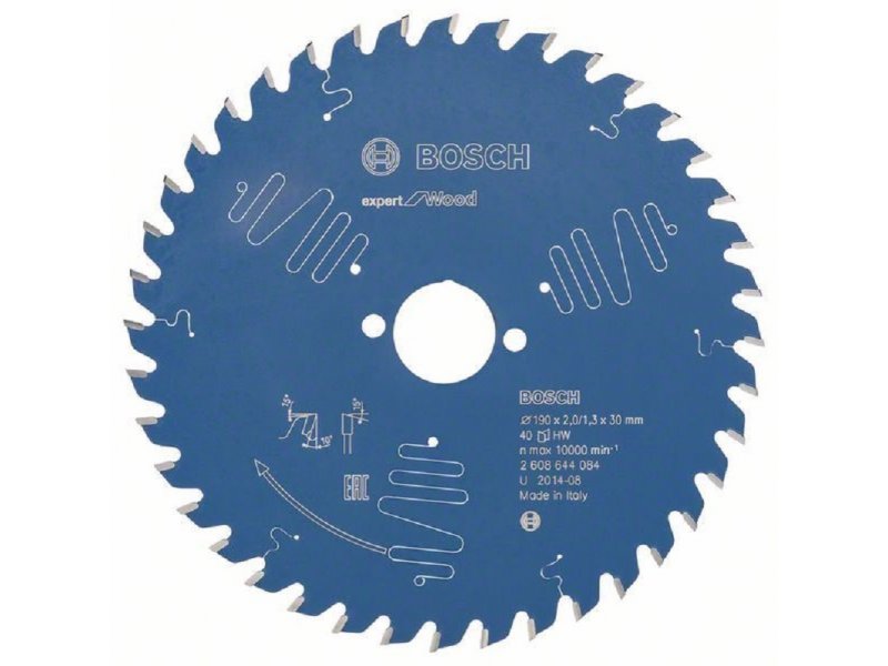 BOSCH List kružne testere Expert for Wood  2608644084, 190 x 30 x 2,0 mm, 40