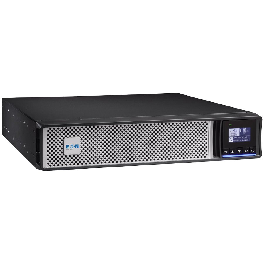 Eaton UPS 5PX Gen2 Rack 2U/Tower 1500W/1500VA; Input C14; Output C13x 8; Multilingual graphical LCD display; USB port; Serial port (RS232); Dry contacts (3 outputs, 1 input