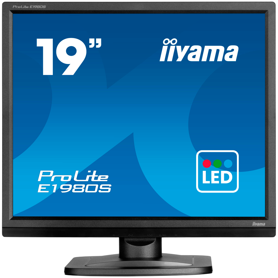 IIYAMA Monitor LED E1980S-B1 19′ 1280 x 1024 5:4 250 cd/m 5ms HDMI DP tilt