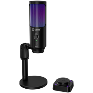 LORGAR SMP40, RGB Microphone with external mute button and metal stand