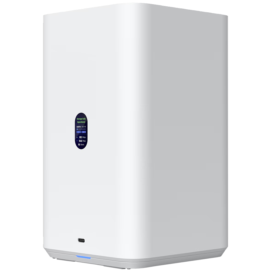 Ubiquiti UniFi  UNAS-2-W-EU Network Attached Storage with (2) 3.5inch HDD bays, 2.5 GbE networking