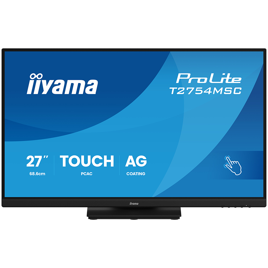 IIYAMA Monitor TOUCH T2754MSC-B2AG InCell PCAP 10pt touchscreen IPS 1920×1080 83Hz, 16:9