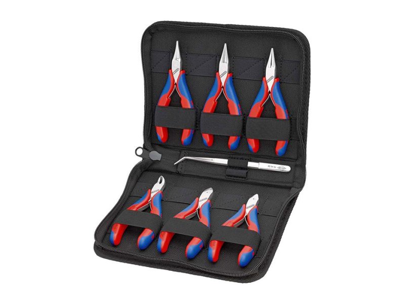KNIPEX Komplet klešta za elektroniku sa pincetom set 7/1 – 00 20 16