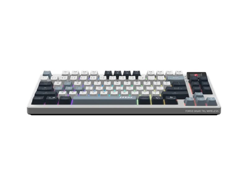 MSI FORGE GK600 TKL W SKY US wireless tastatura
