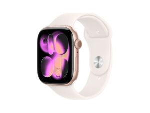 APPLE Watch S11 Cellular 42mm Rose Gold Aluminium Case with Light Blush Sport Band - M/L (mf8f4rk/a)