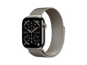 APPLE Watch S11 Cellular 42mm Natural Titanium Case with Natural Milanese Loop (mf8p4rk/a)