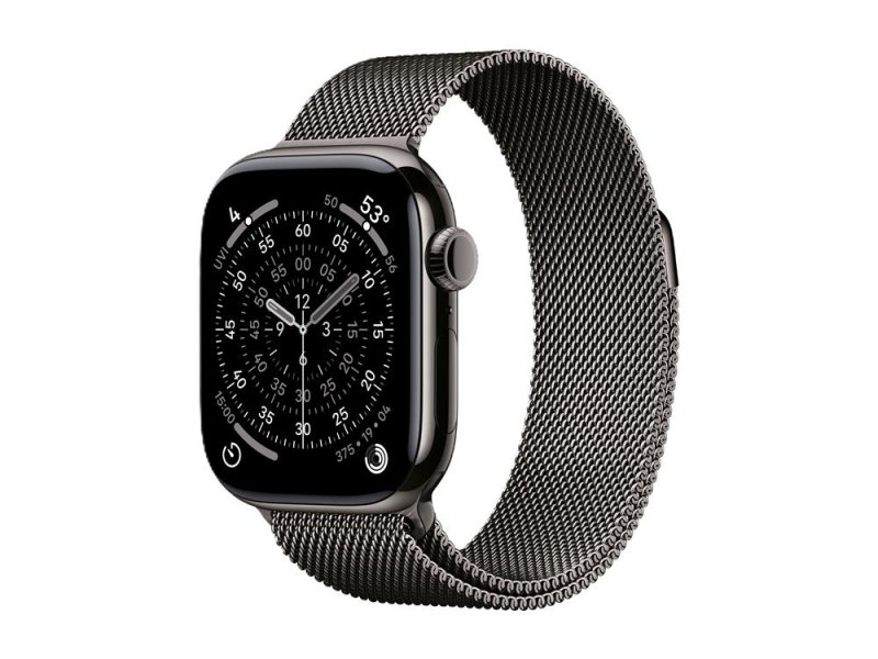 APPLE Watch S11 Cellular 42mm Slate Titanium Case with Slate Milanese Loop (mf8u4rk/a)