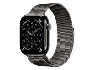 APPLE Watch S11 Cellular 46mm Slate Titanium Case with Slate Milanese Loop - M/L (mfd44rk/a)