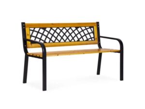 MultiGarden Drvena bastenska klupa sa resetkastim naslonom 11852 cm – MultiGarden MultiGarden Drvena bastenska klupa sa resetkastim naslonom 11852 cm - MultiGarden