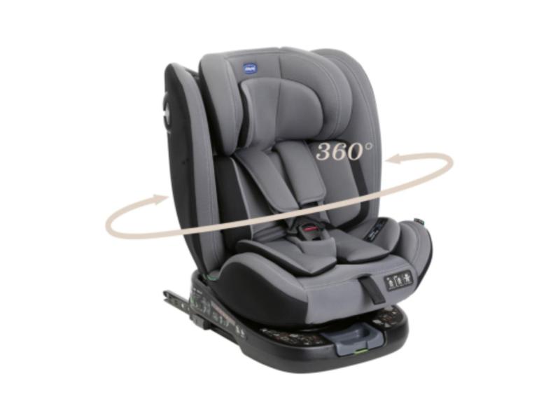 CHICCO A-S UNICO EVO I-SIZE (40-150CM), GREY BLACK