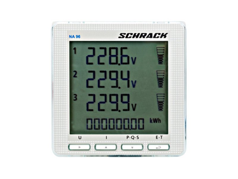 SCHRACK Mrežni analizator NA96,/I/P-Q-S/E-T/cosφ/f,sa displejom