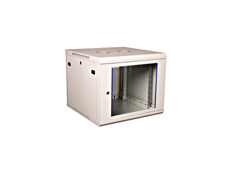 SCHRACK 19” Nazidni orman 9HU, 600×600 (VxŠxD), DTWG, 100kg, sivi