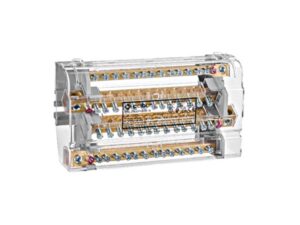 SCHRACK Razvodni blok, 4p, 160A, ulaz 1x50mm², izlaz 4x35+9x16mm²