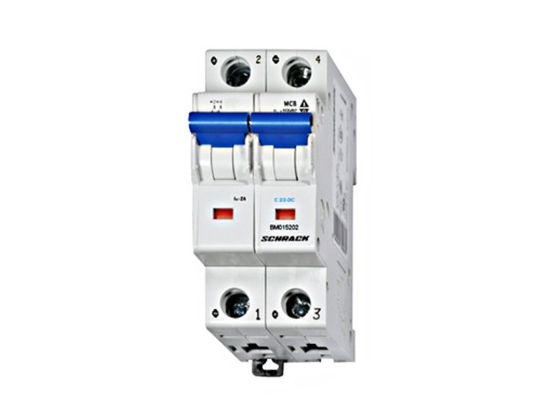 SCHRACK Aut. osigurač DC-2A/C/2 pol 10KA IEC/EN 60 898