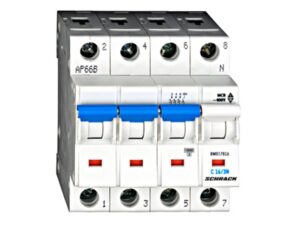 SCHRACK Autom. osig. 16A/C/3 pol+N 10KA IEC/EN 60 898 15KA IEC 947-2