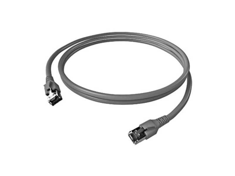 SCHRACK Patch kabl RJ45,Cat.6a STP 10Gb,LS0H,20m,sivi,PREMIUM