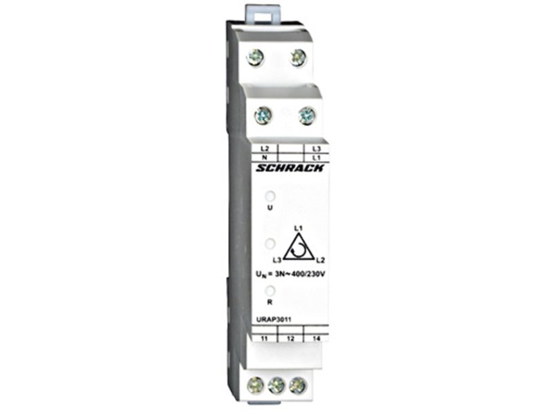 SCHRACK Relej za nadzor faza AMPARO, 230V AC, 1CO, 5A, 230V