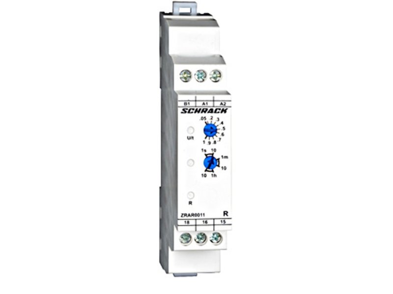 SCHRACK Vremenski relej AMPARO, kašnjenje isklj., 24VAC/DC, 230VAC Function: R