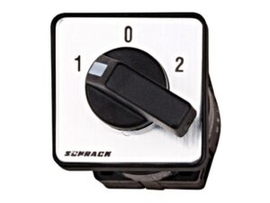SCHRACK Greb. sklopka MINI/1p/10A/1-0-2/AC21/mont.na vrata fi22mm