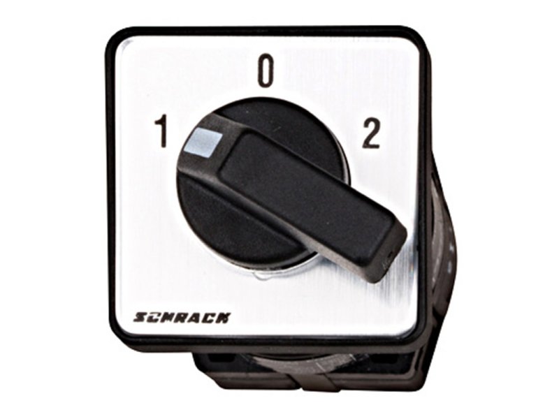 SCHRACK Greb. sklopka MINI/1p/10A/1-0-2/AC21/mont.na vrata fi22mm