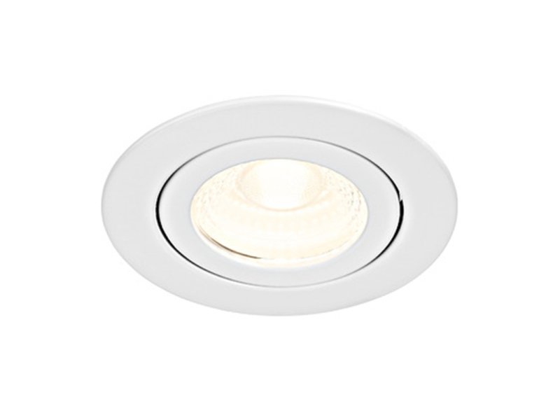 SCHRACK Punto LED 8W 760lm 4000K 36° 230V IP65/IP20 dimabilna bela