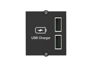 BACHMANN USB ugradni modul A/A 15W Double charger, 5V/2,4A