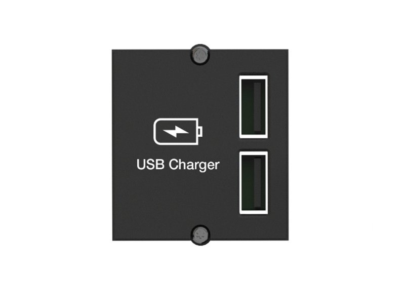 BACHMANN USB ugradni modul A/A 15W Double charger, 5V/2,4A