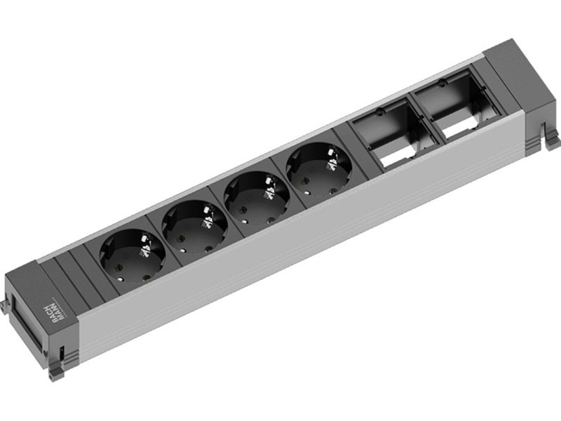 BACHMANN POWER FRAME napojni modul 4x šuko+2x prazno mesto