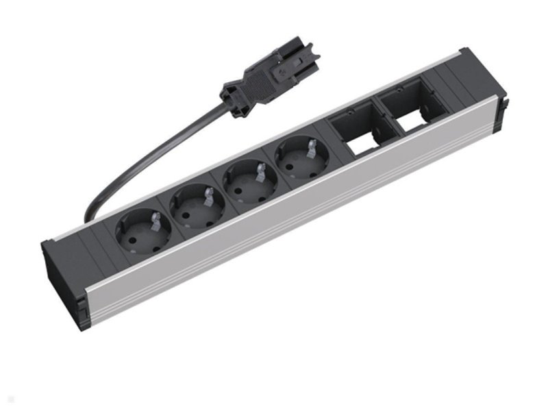 BACHMANN CONI napojni modul 4x šuko+ 2x prazno mesto, kabl 0,2m GST18