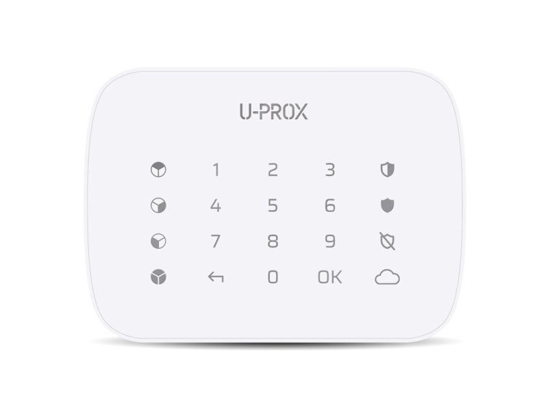 U-PROX Tastatura osetljiva na dodir od kaljenog stakla za 4 part.