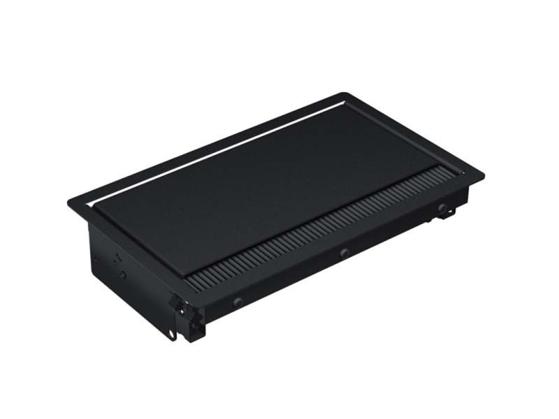 BACHMANN CONI modularna ugradna kutija, kraca, 3 mesta, crna