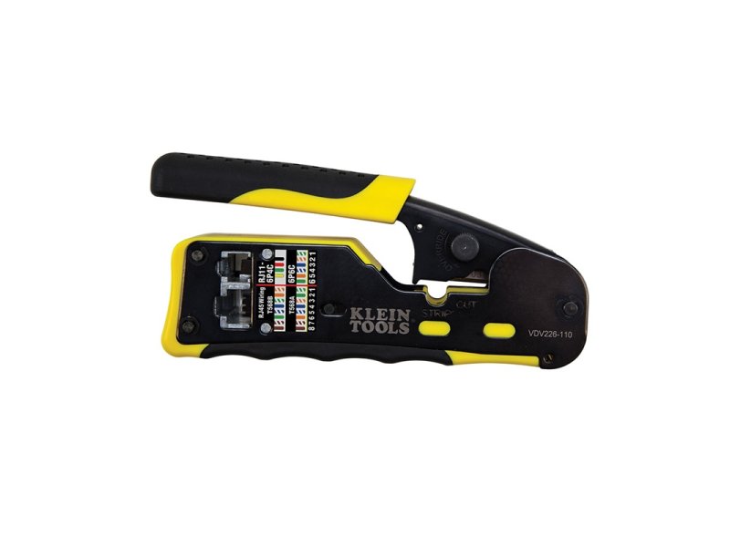 KLEIN TOOLS Kompaktni alat za krimpovanje Pass-Thru konektora