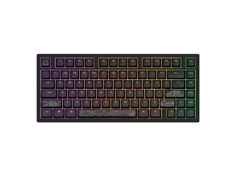 Dark Project ALU Terra Nostra R2 Black – Wired Gaming Keyboard (ANSI)