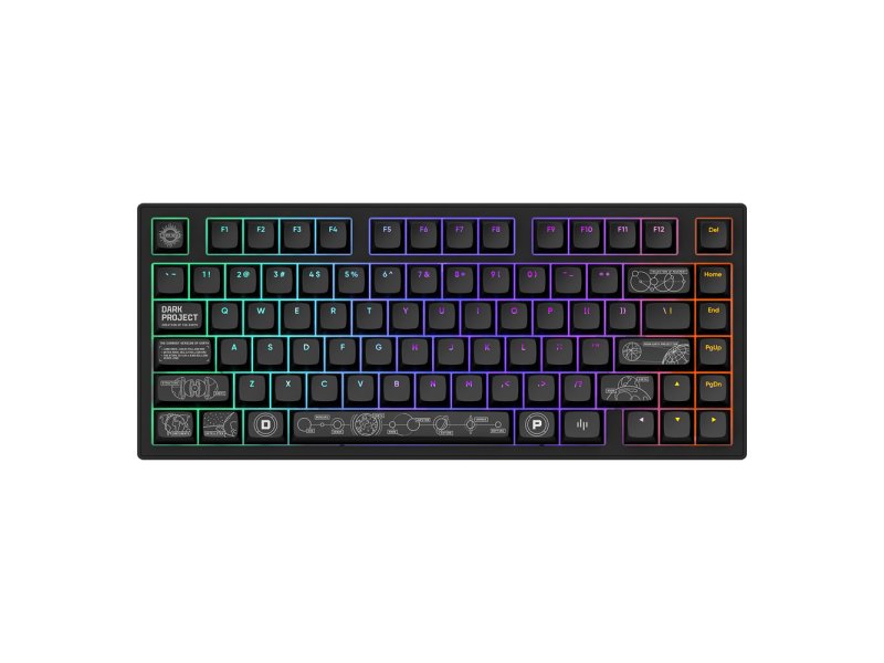 Dark Project ALU Terra Nova R2 Black – Wireless Gaming Keyboard (ANSI)