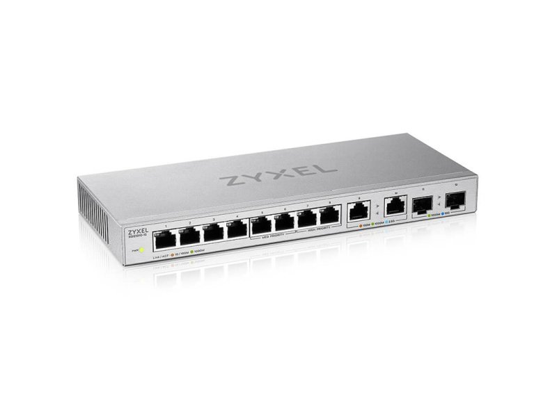 Zyxel 12-Port Unmanaged MultGSwitch 2x 2.5G and 2x 10G SFP+