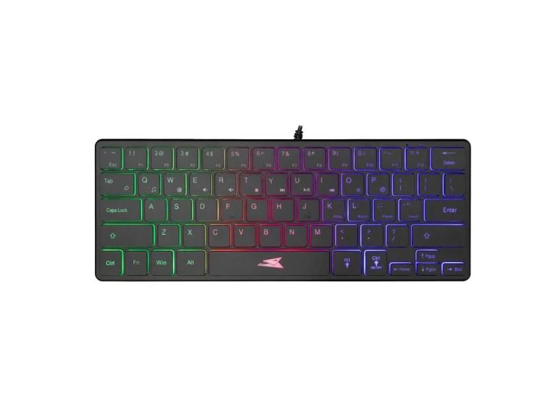 WHITE SHARK Baracuda BGK 04141 SEAHORSE Black – Keyboard US