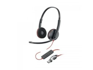 HP Slušalice sa mikrofonom Poly Blackwire 3220 HP 8X228AA USB-C+ USB-C/A adapter