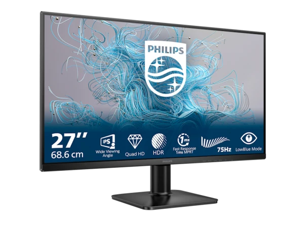 Monitor 27′ Philips 27E2N1500L/00 IPS 2560X1440/75Hz/4ms/HDMI/DP