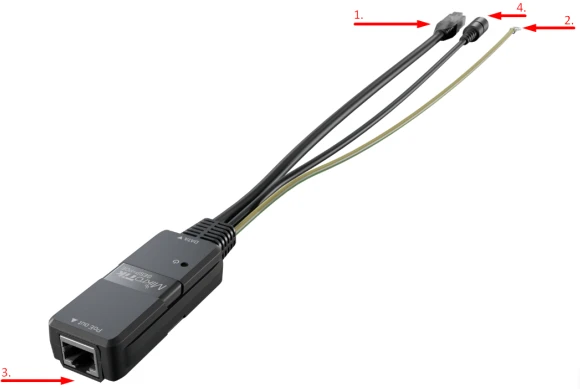 MikroTik GESP+POE IN  Gigabit PoE injector,crna