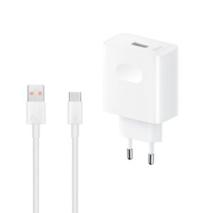 HONOR kućni punjač super charge 80W Beli + kabl Type A na Type C