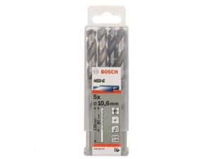 BOSCH Burgija za metal HSS-G, DIN 338 10,6 x 87 x 133 mm pakovanje od 5 komada