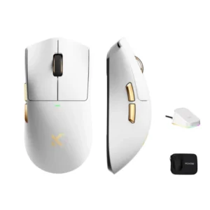 Bežični gaming miš MCHOSE K7 Ultra White God /PAW3950/8KHz pooling/Omron Mechanical