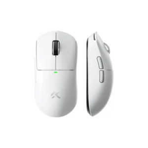 Bežični gaming miš MCHOSE A5 V3 Ultra White /PAW3395/8KHz pooling/Omron Mechanical