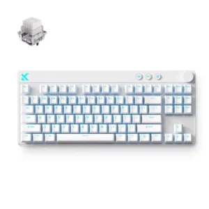Gaming tastatura MCHOSE Mix 87 White/Mount Tai Magnetic switch GT