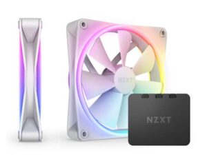 NZXT F140 RGB Duo Twin Pack 140mm ventilator beli RF-D14DF-W1